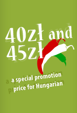 Specjalna promocja cen dla języka węgierskiego